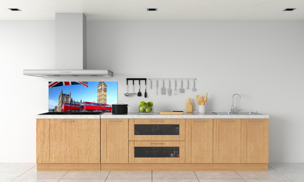 Cooker splashback Bus in London