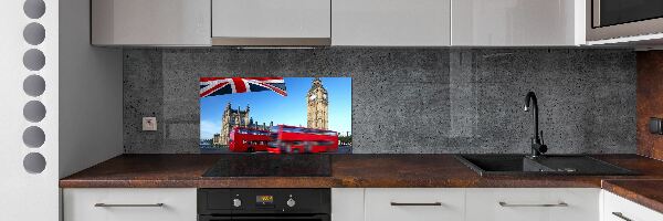 Cooker splashback Bus in London