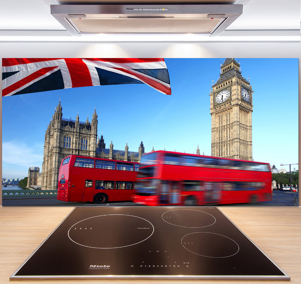 Cooker splashback Bus in London