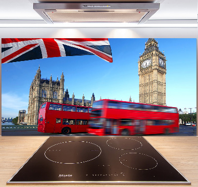 Cooker splashback Bus in London