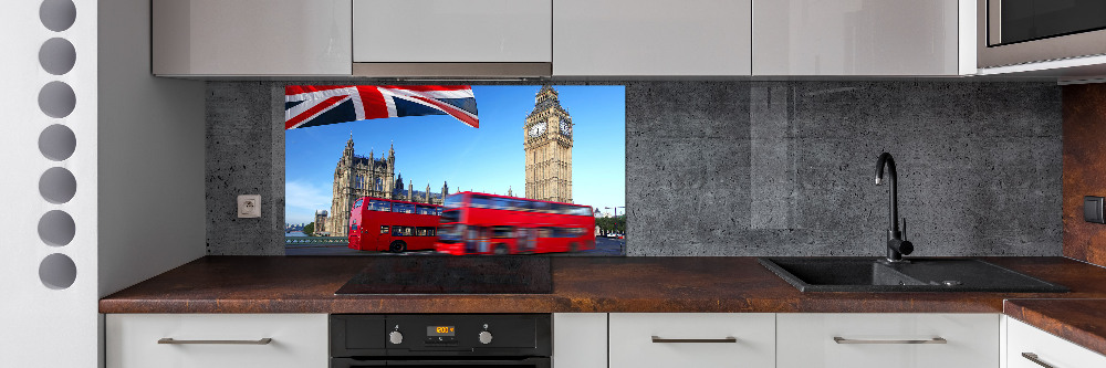 Cooker splashback Bus in London