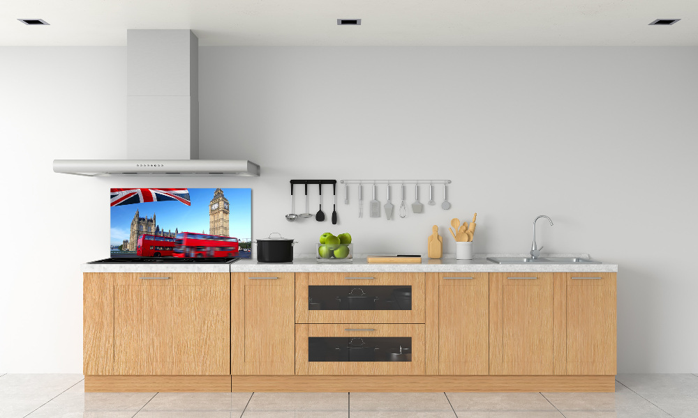 Cooker splashback Bus in London