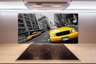 Cooker splashback New York taxis