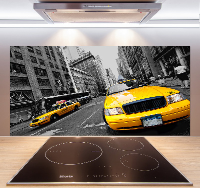 Cooker splashback New York taxis