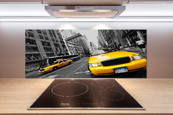 Cooker splashback New York taxis