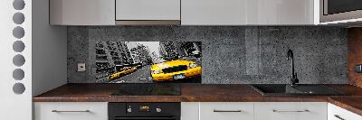 Cooker splashback New York taxis