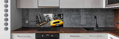 Cooker splashback New York taxis