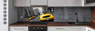 Cooker splashback New York taxis