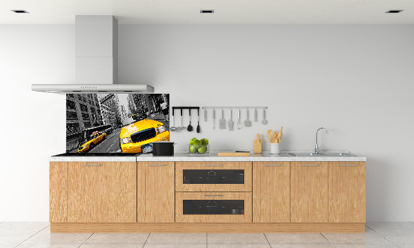 Cooker splashback New York taxis