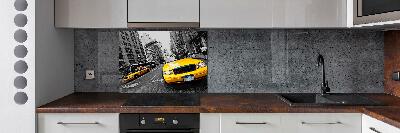 Cooker splashback New York taxis