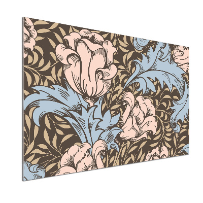 Cooker splashback Floral pattern