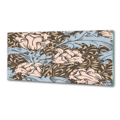 Cooker splashback Floral pattern