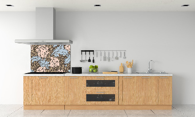 Cooker splashback Floral pattern