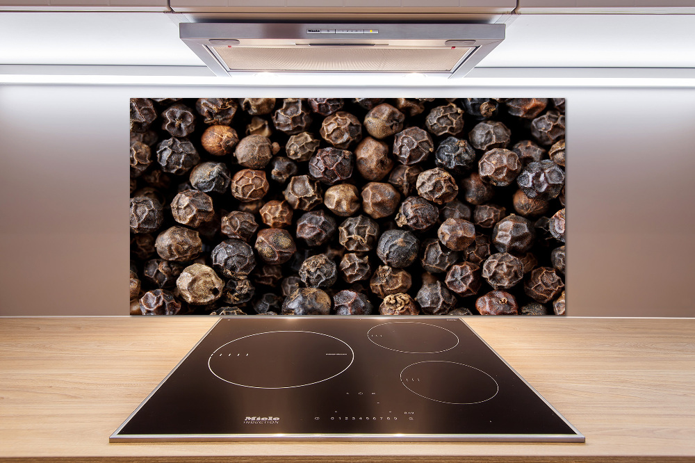 Cooker splashback Pepper grains