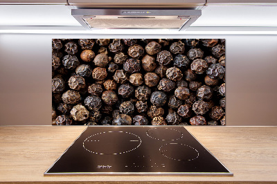 Cooker splashback Pepper grains