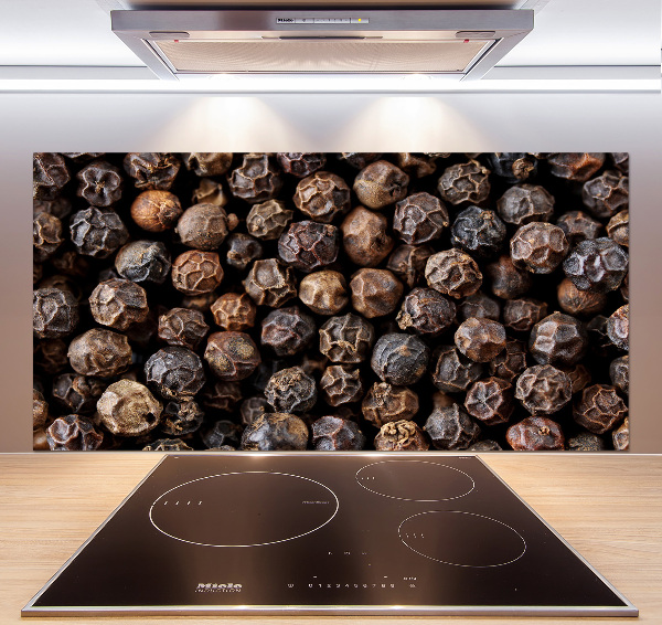 Cooker splashback Pepper grains