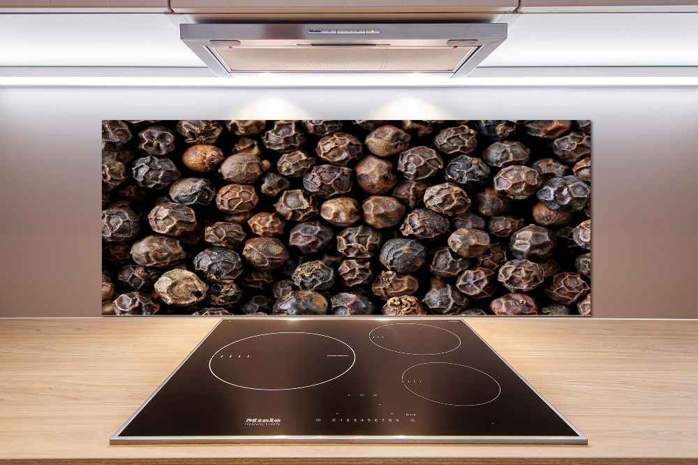 Cooker splashback Pepper grains