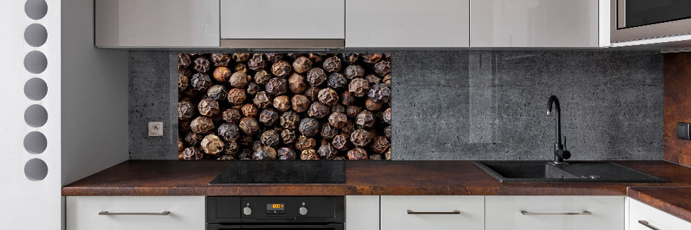 Cooker splashback Pepper grains