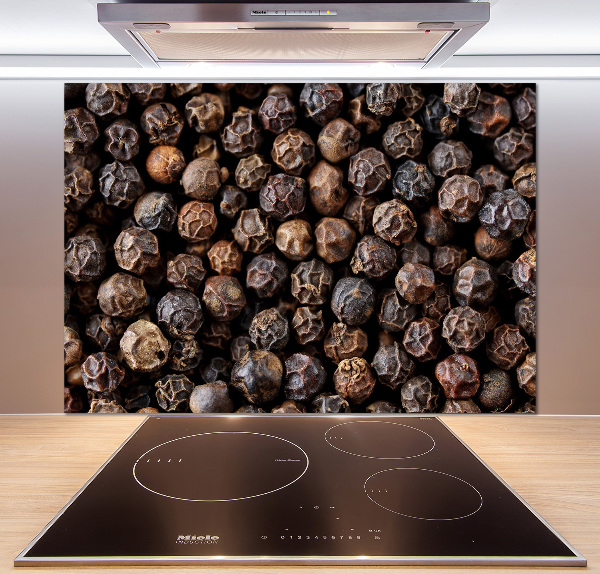 Cooker splashback Pepper grains