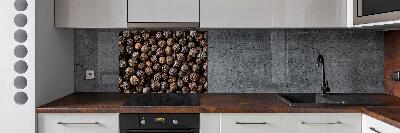 Cooker splashback Pepper grains