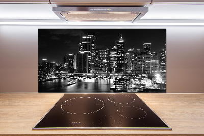 Cooker splashback Sydney at night