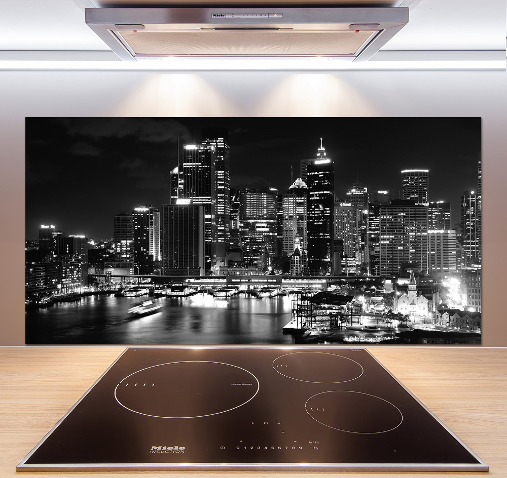 Cooker splashback Sydney at night