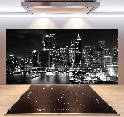 Cooker splashback Sydney at night