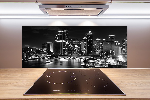 Cooker splashback Sydney at night