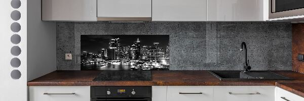 Cooker splashback Sydney at night