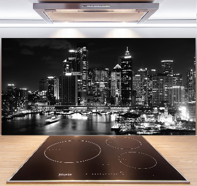 Cooker splashback Sydney at night