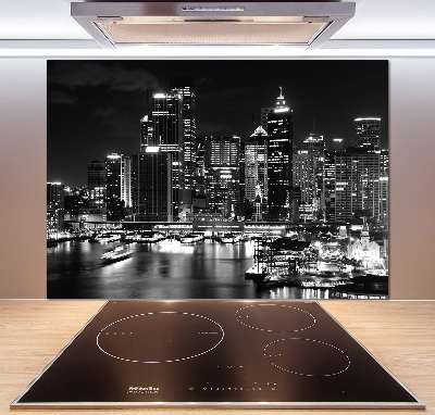 Cooker splashback Sydney at night