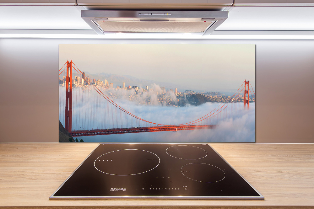 Cooker splashback San Francisco bridge