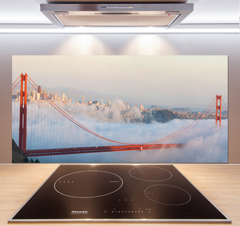 Cooker splashback San Francisco bridge