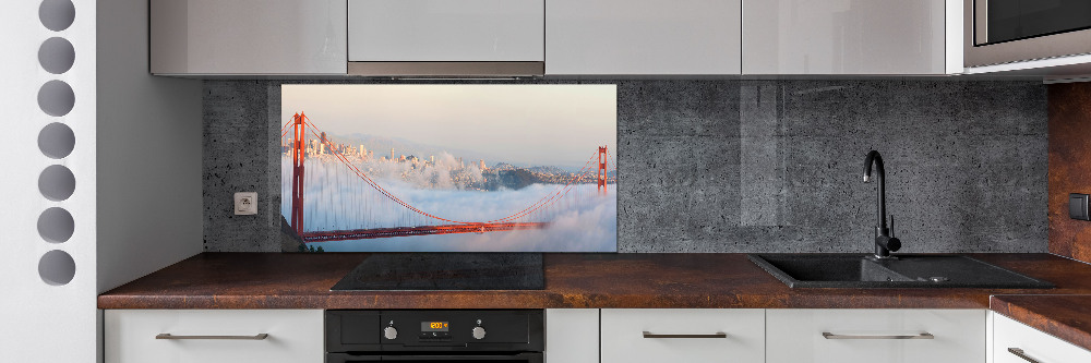 Cooker splashback San Francisco bridge