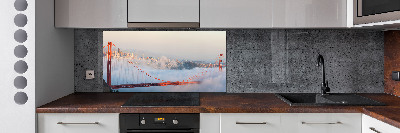 Cooker splashback San Francisco bridge