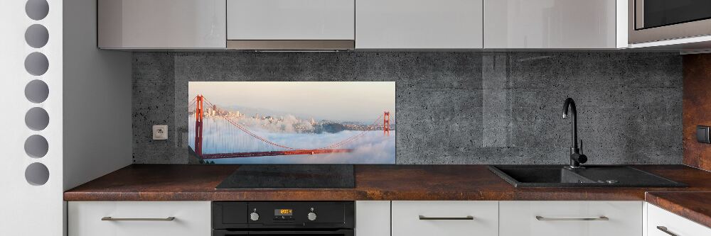 Cooker splashback San Francisco bridge