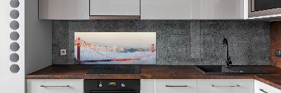 Cooker splashback San Francisco bridge