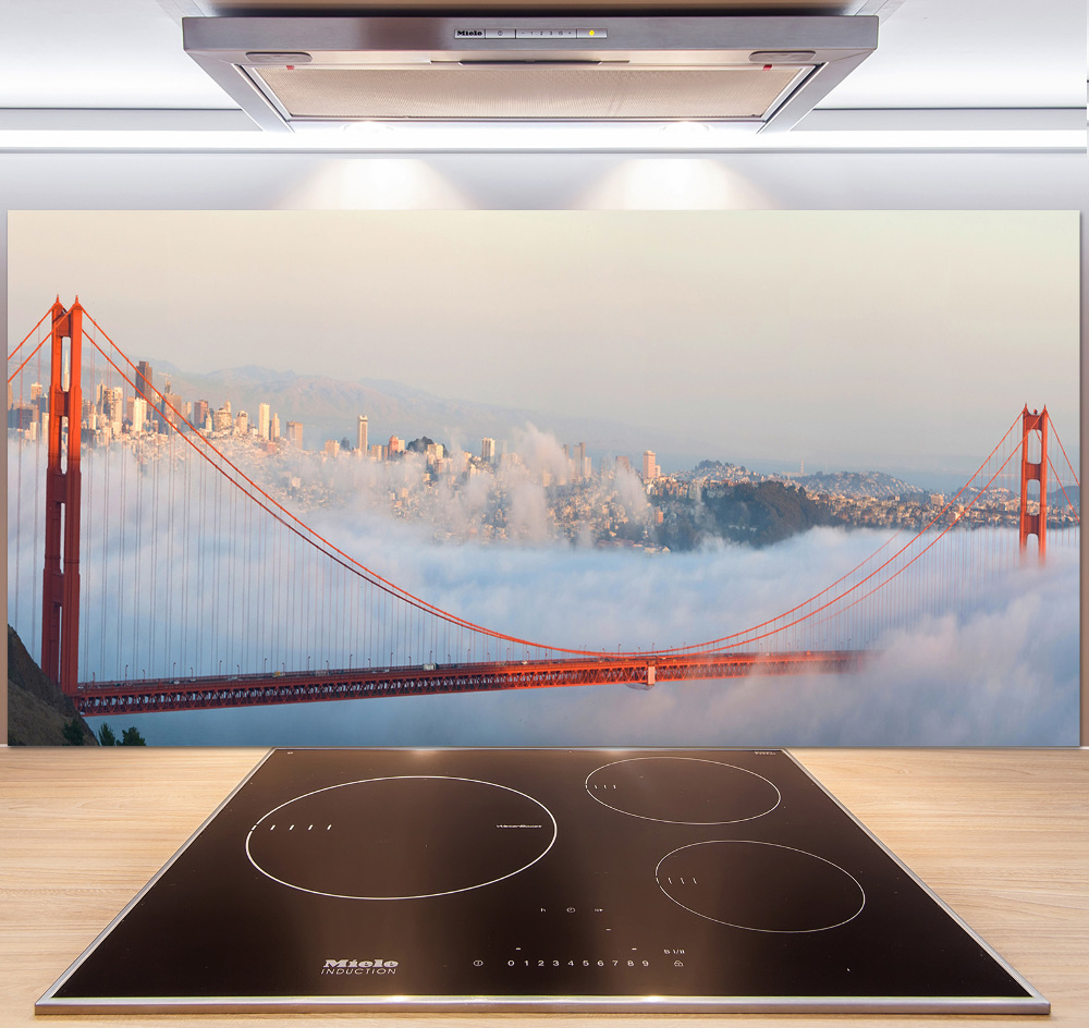 Cooker splashback San Francisco bridge