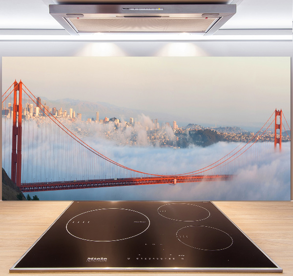 Cooker splashback San Francisco bridge