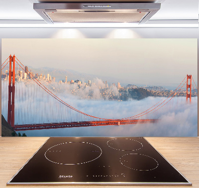 Cooker splashback San Francisco bridge