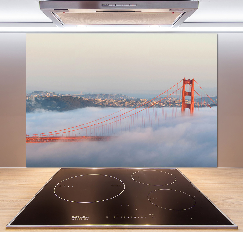 Cooker splashback San Francisco bridge