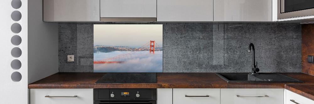 Cooker splashback San Francisco bridge