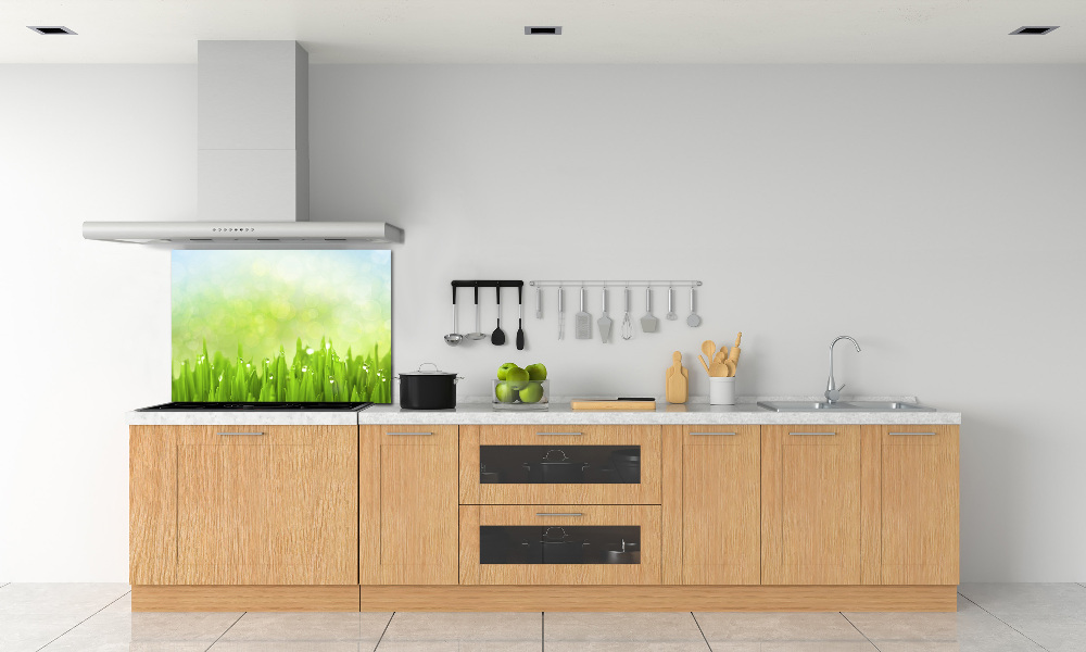 Kitchen splashback Grass