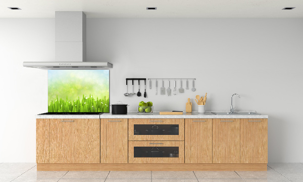 Kitchen splashback Grass