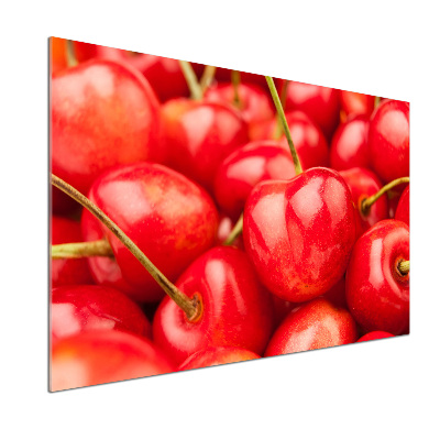 Cooker splashback Cherry