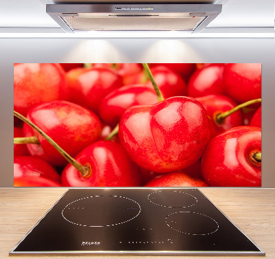 Cooker splashback Cherry