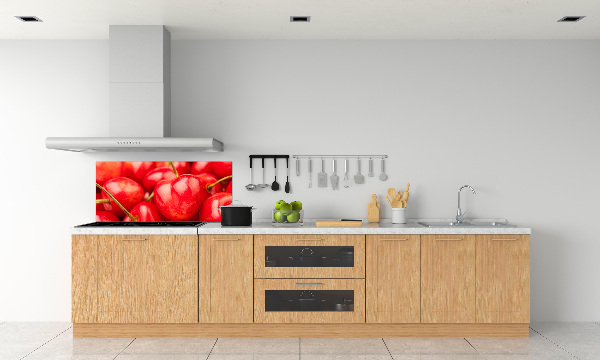 Cooker splashback Cherry