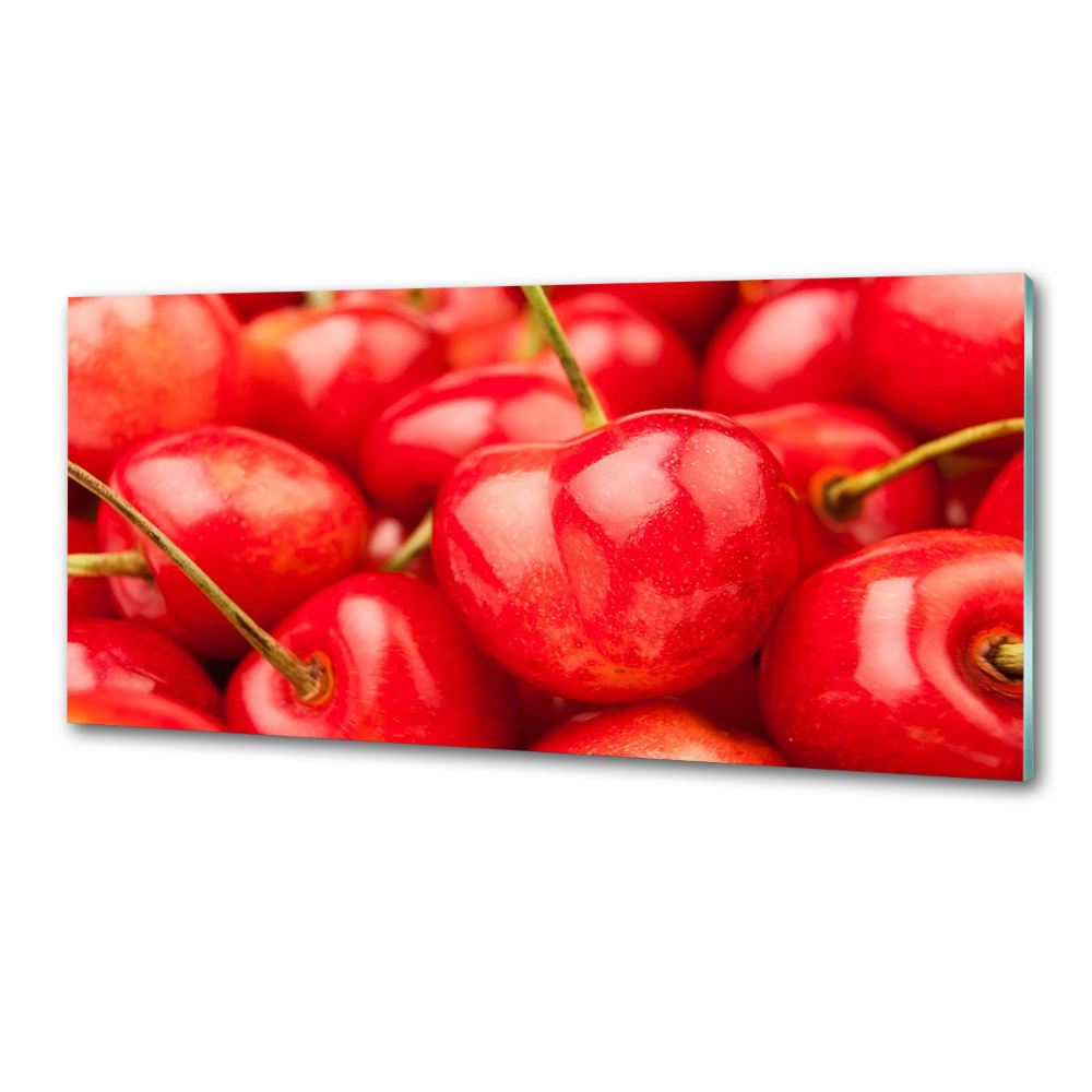 Cooker splashback Cherry