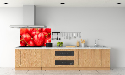 Cooker splashback Cherry