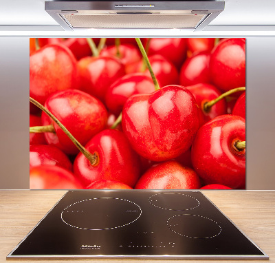 Cooker splashback Cherry